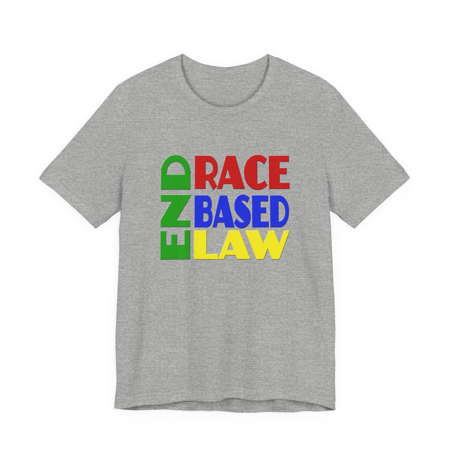 END RACE BASED LAW Crayon Colours T-Shirt Short Sleeve