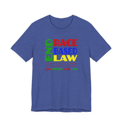 END RACE BASED LAW Canada Crayon Colours T-Shirt Short Sleeve