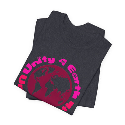 Unity 4 Earth Pink T-Shirt Short Sleeve