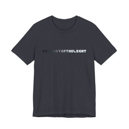 Victory Of The Light Grey Banner T-Shirt Short Sleeve