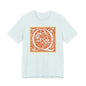 Q Scroll Orange T-Shirt Short Sleeve