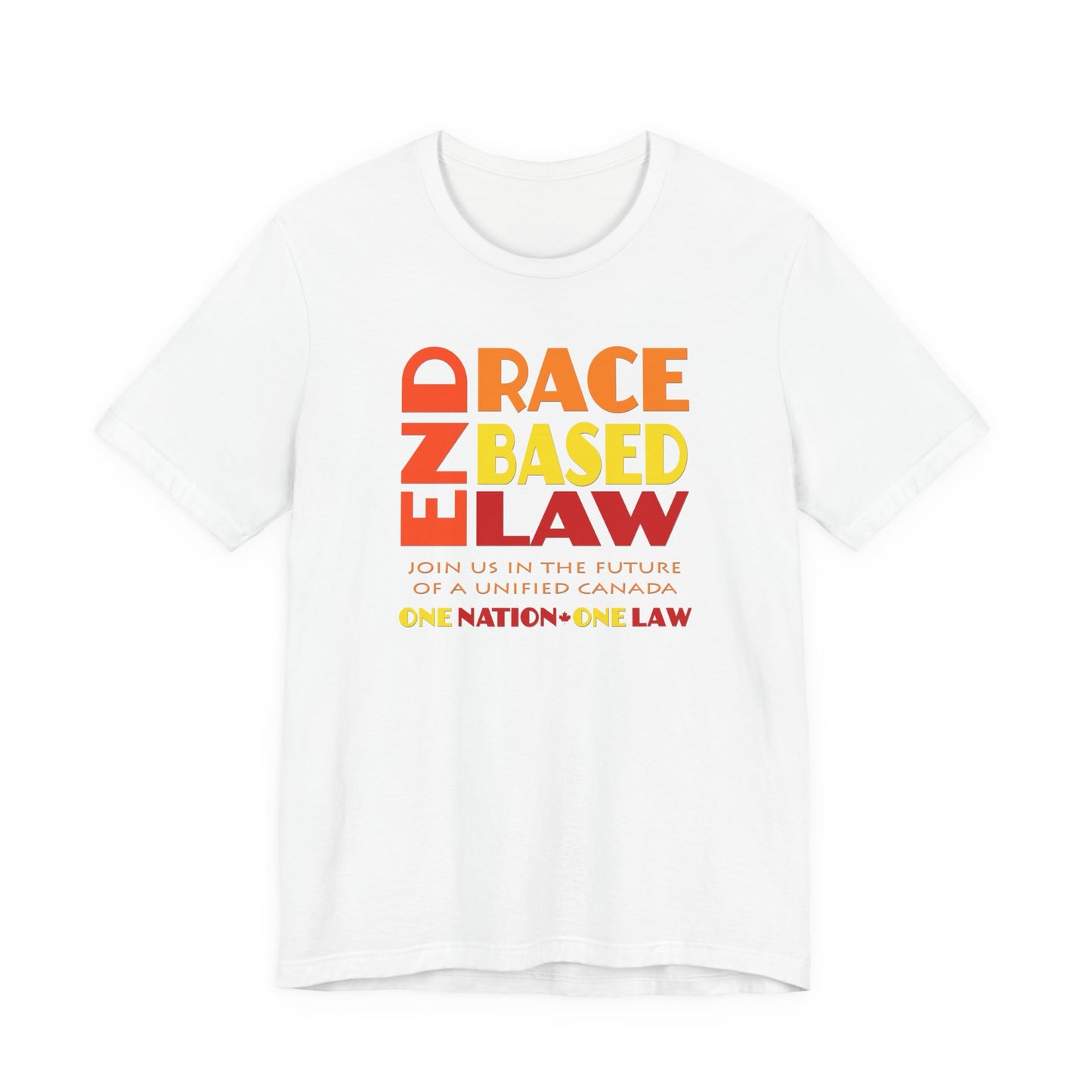 END RACE BASED LAW Canada Sunset T-Shirt Short Sleeve