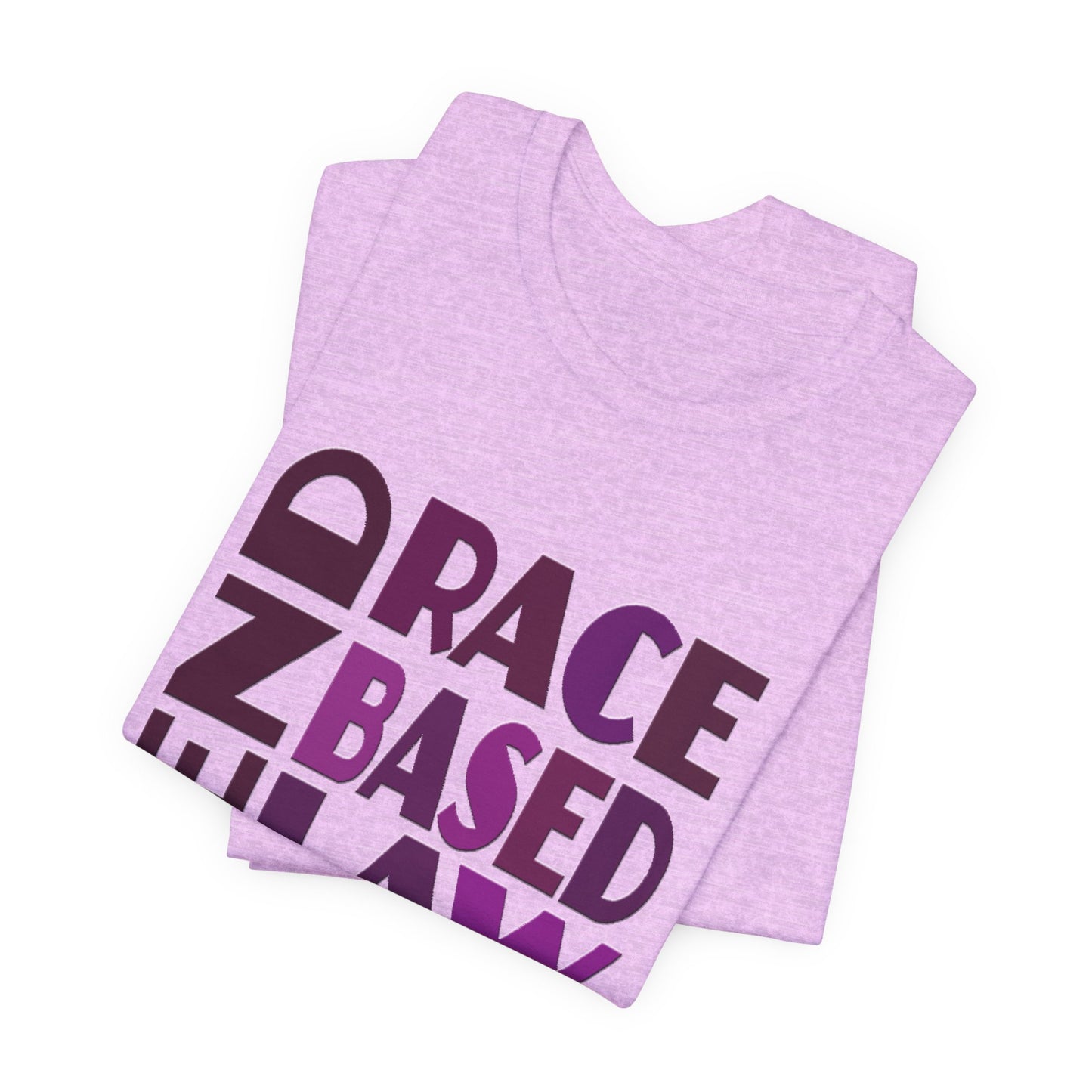END RACE BASED LAW Purple T-Shirt Short Sleeve