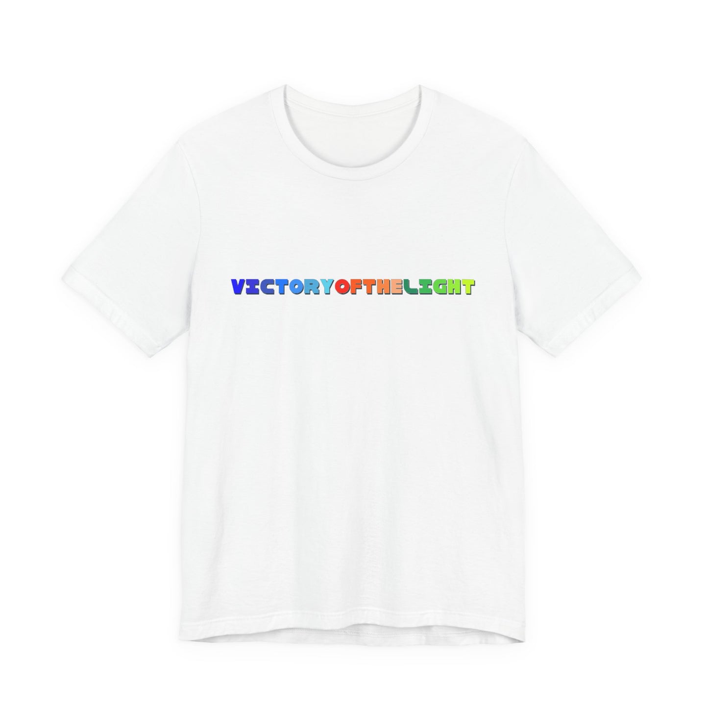 Victory Of The Light Multi Colour Banner T-Shirt Short Sleeve