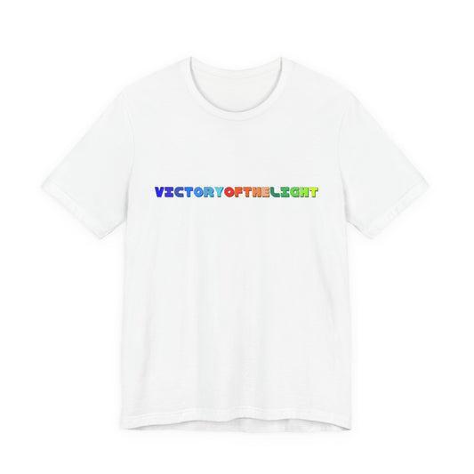 Victory Of The Light Multi Colour Banner T-Shirt Short Sleeve