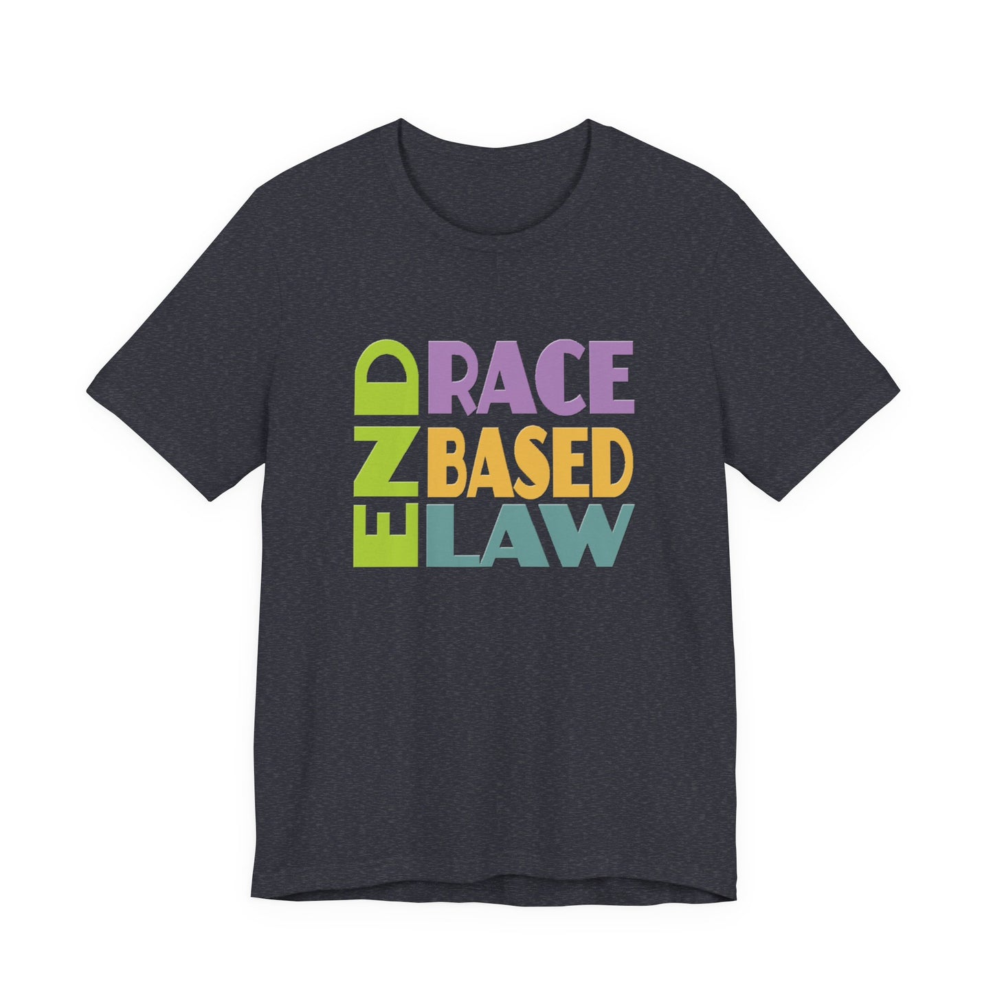 END RACE BASED LAW Pastel T-Shirt Short Sleeve