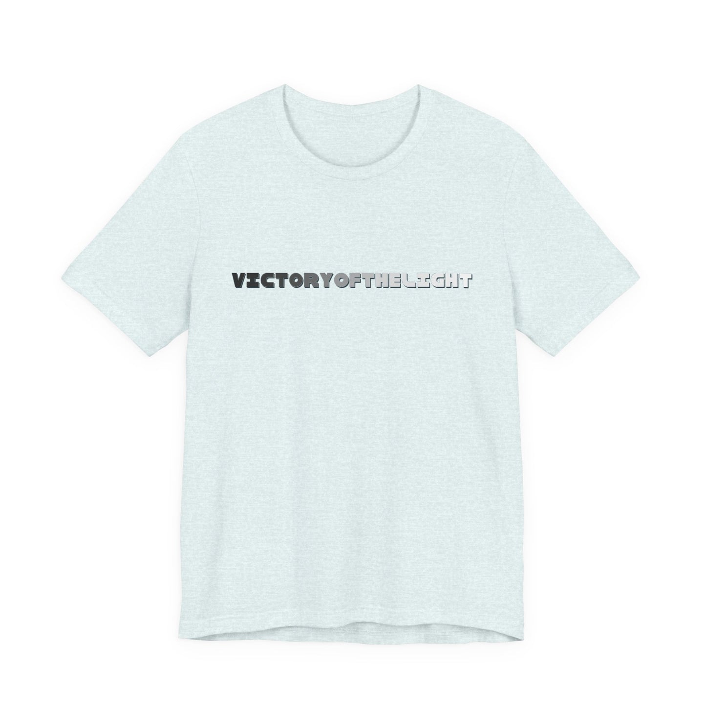 Victory Of The Light Grey Banner T-Shirt Short Sleeve