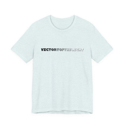 Victory Of The Light Grey Banner T-Shirt Short Sleeve