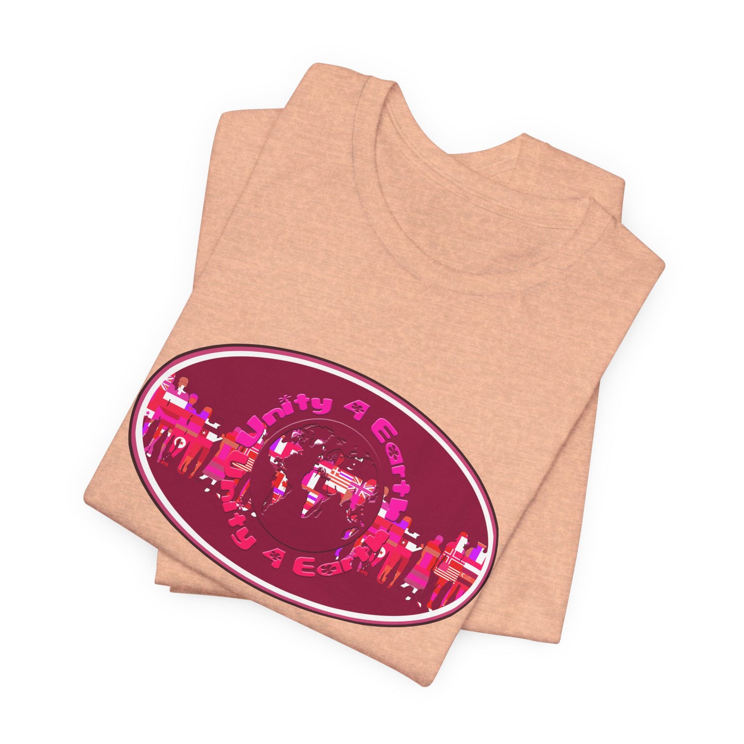 Unity 4 Earth Oval T-Shirt Short Sleeve