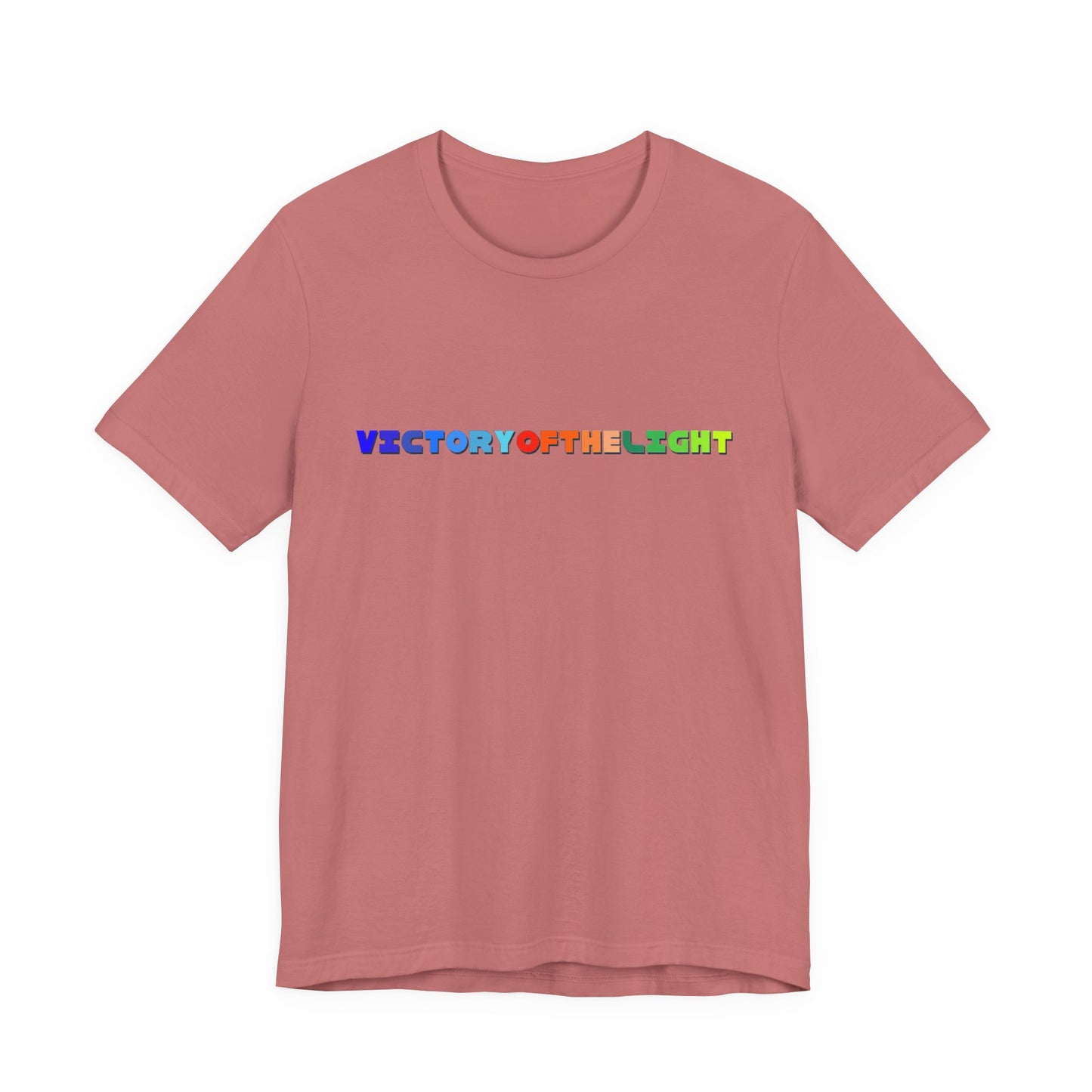 Victory Of The Light Multi Colour Banner T-Shirt Short Sleeve