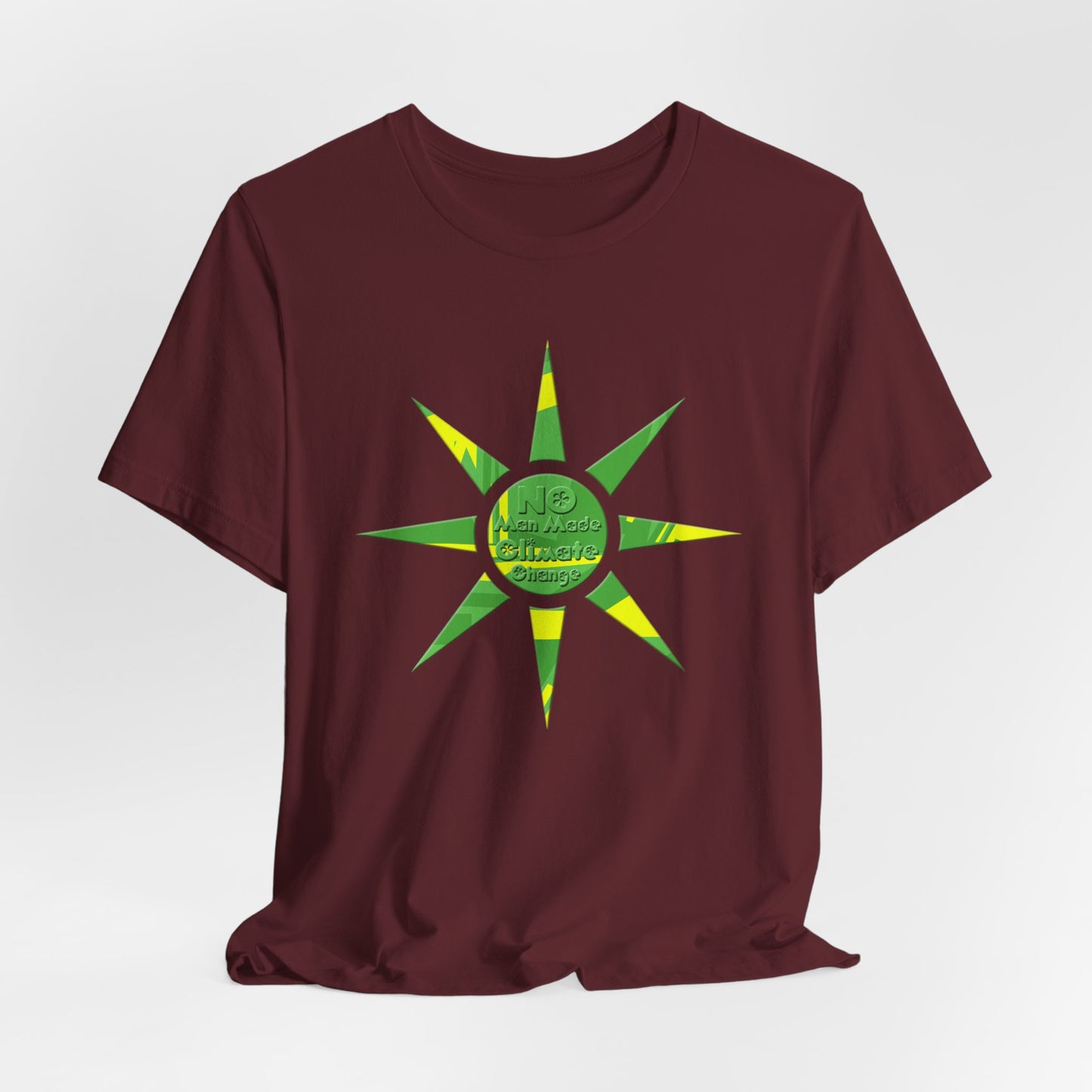 No Man Made Climate Change T-Shirt Short Sleeve