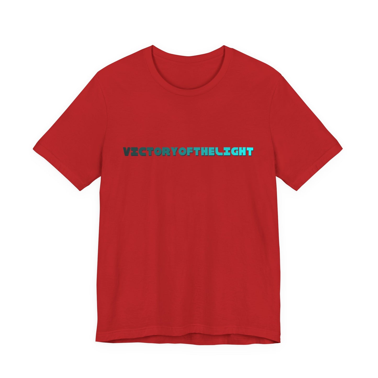 Victory Of The Light  Blue Banner T-Shirt Short Sleeve