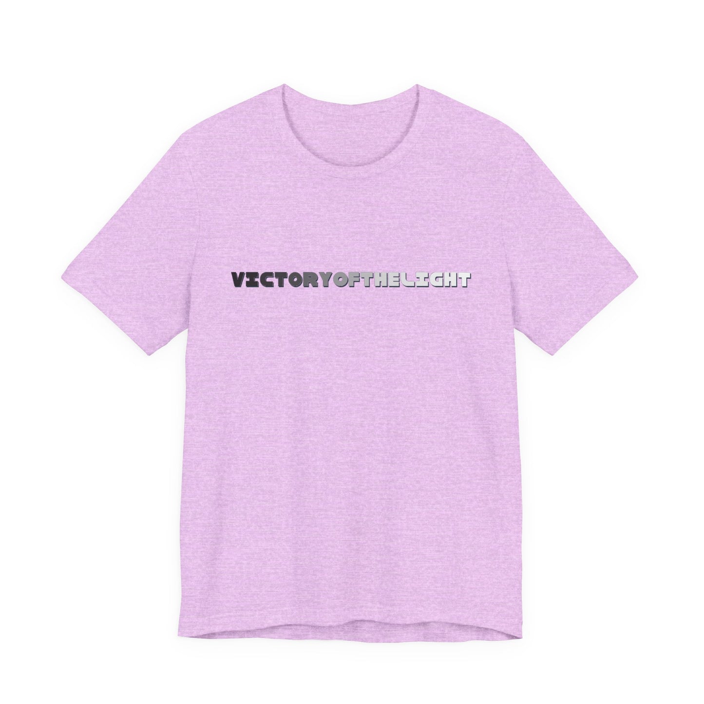 Victory Of The Light Grey Banner T-Shirt Short Sleeve