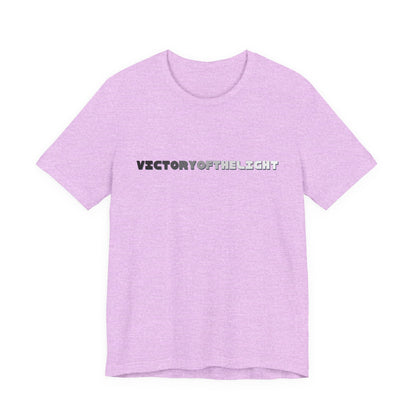 Victory Of The Light Grey Banner T-Shirt Short Sleeve