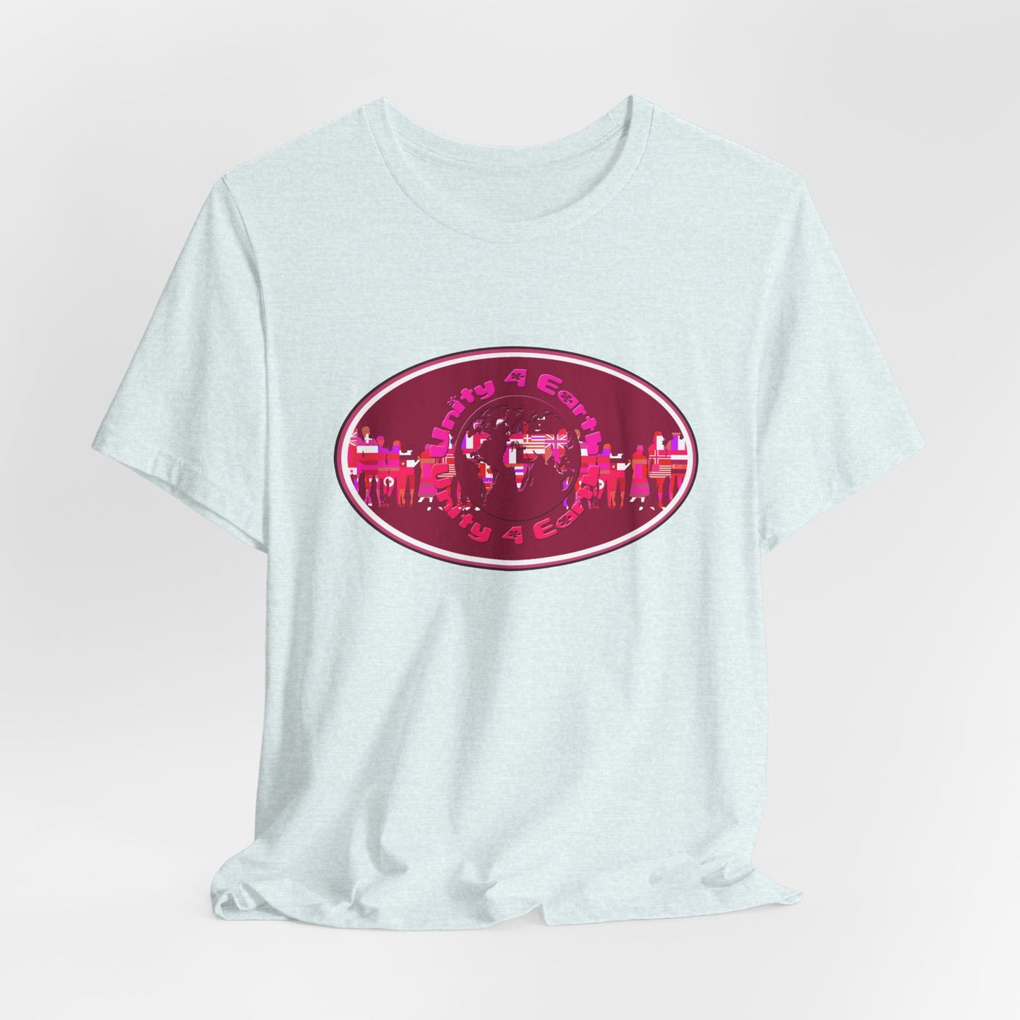 Unity 4 Earth Oval T-Shirt Short Sleeve