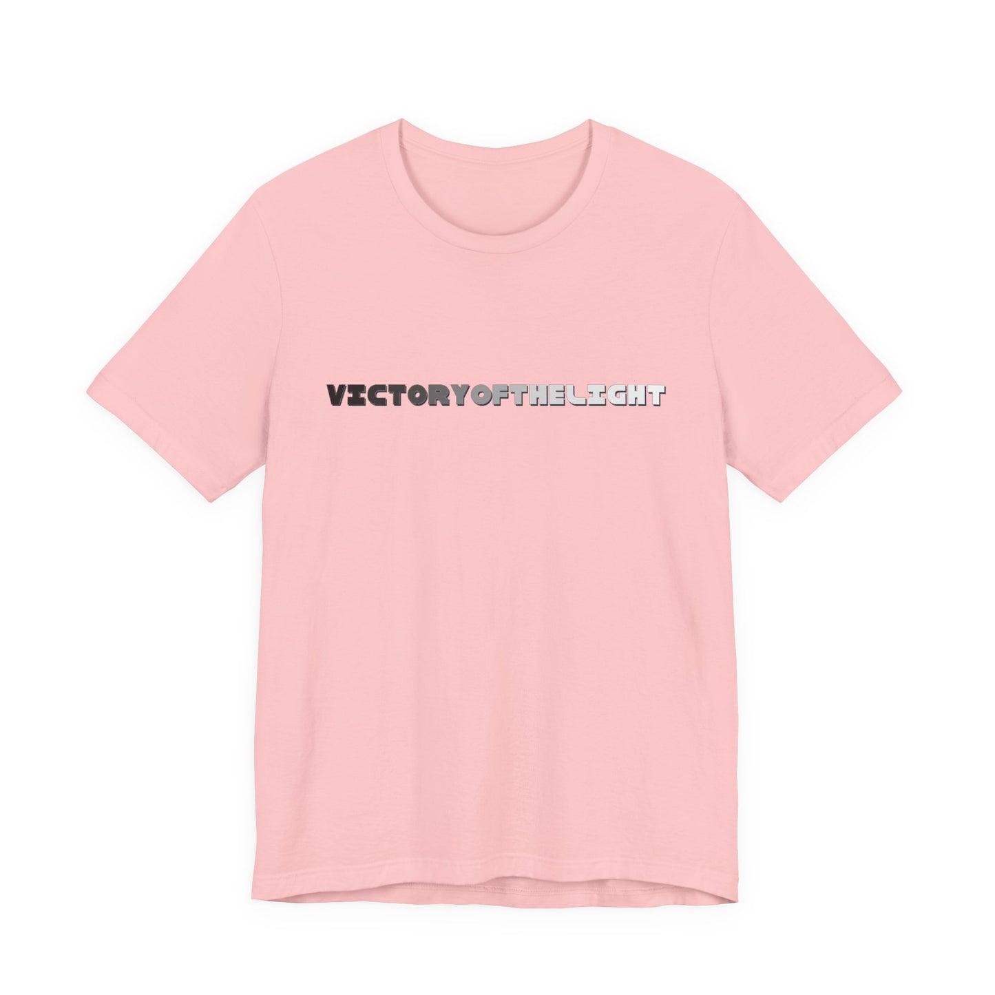 Victory Of The Light Grey Banner T-Shirt Short Sleeve