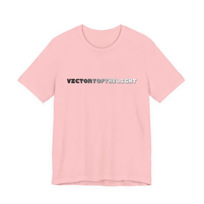 Victory Of The Light Grey Banner T-Shirt Short Sleeve