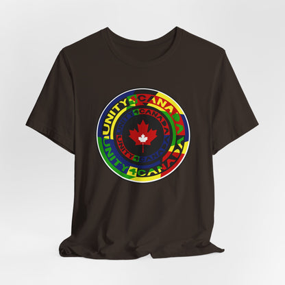 Unity 4 Canada Multi Colour T-Shirt Short Sleeve