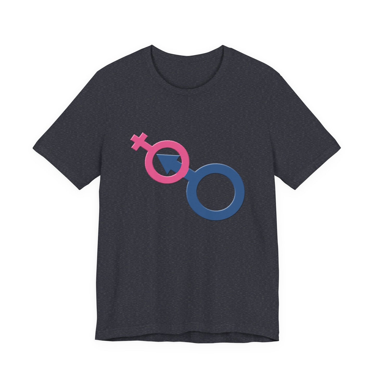 Man In Woman T-Shirt Short Sleeve