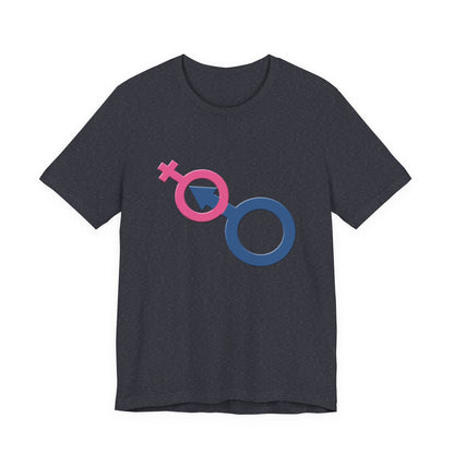 Man In Woman T-Shirt Short Sleeve