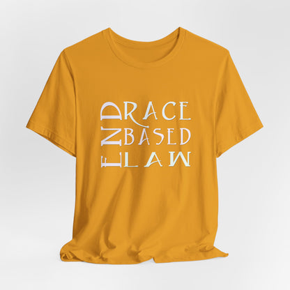 END RACE BASED LAW  Slim Pastel T-Shirt Short Sleeve