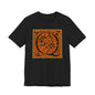 Q Scroll Orange T-Shirt Short Sleeve