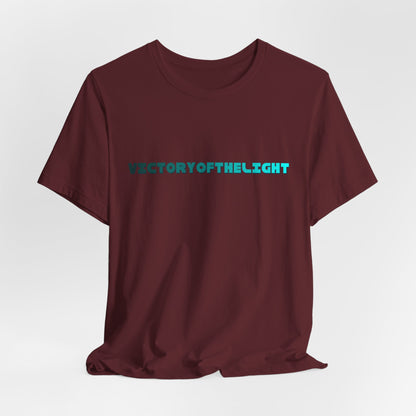 Victory Of The Light  Blue Banner T-Shirt Short Sleeve