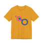 Man In Woman T-Shirt Short Sleeve