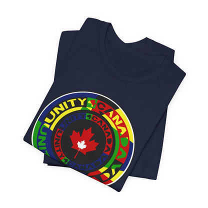 Unity 4 Canada Multi Colour T-Shirt Short Sleeve