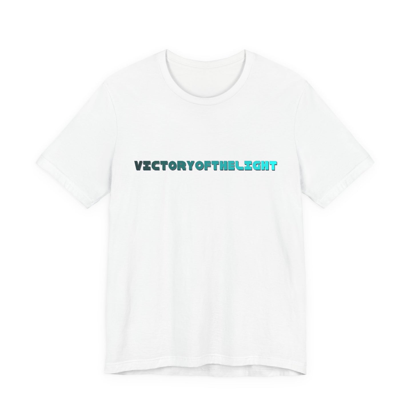 Victory Of The Light  Blue Banner T-Shirt Short Sleeve