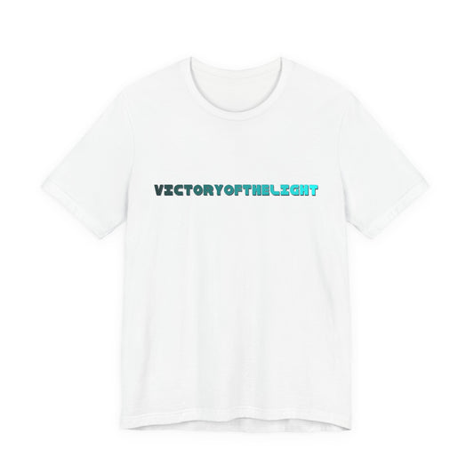 Victory Of The Light  Blue Banner T-Shirt Short Sleeve