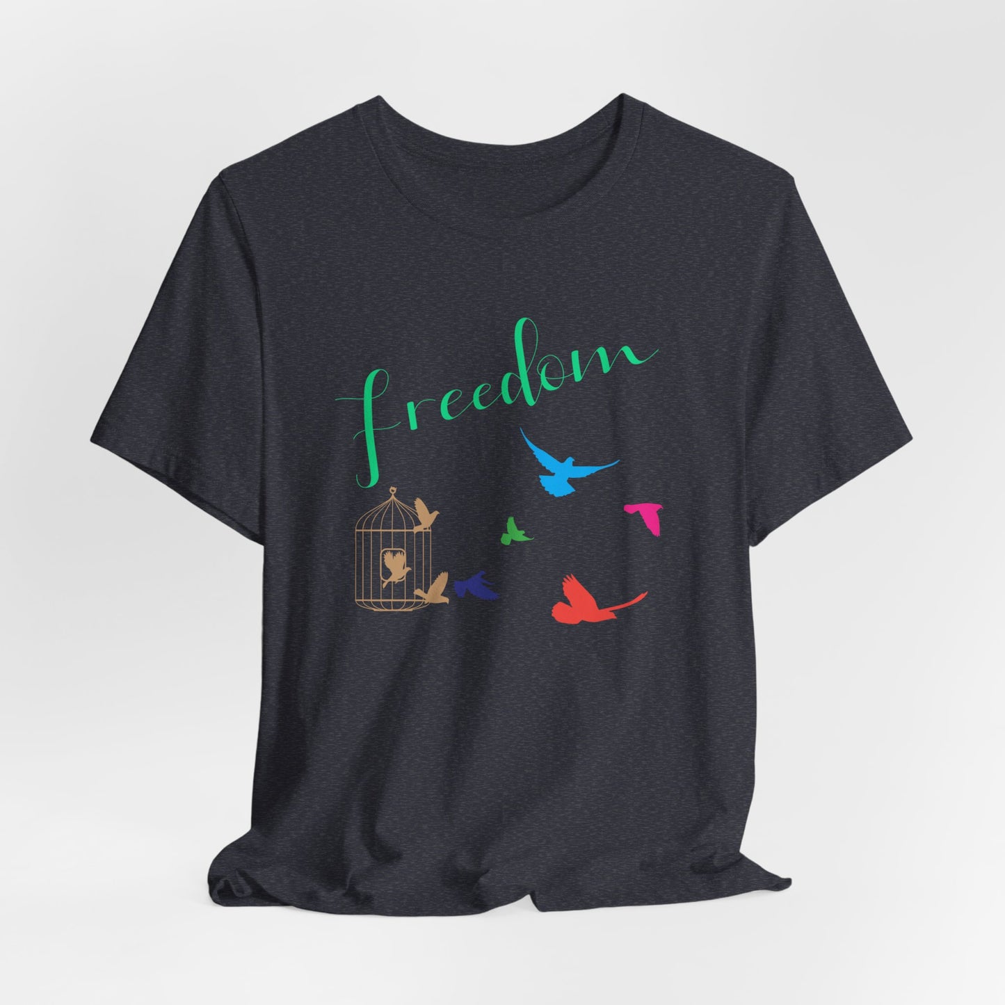 Freedom Birds T‑Shirt Short Sleeve