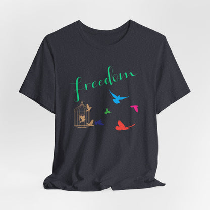 Freedom Birds T‑Shirt Short Sleeve
