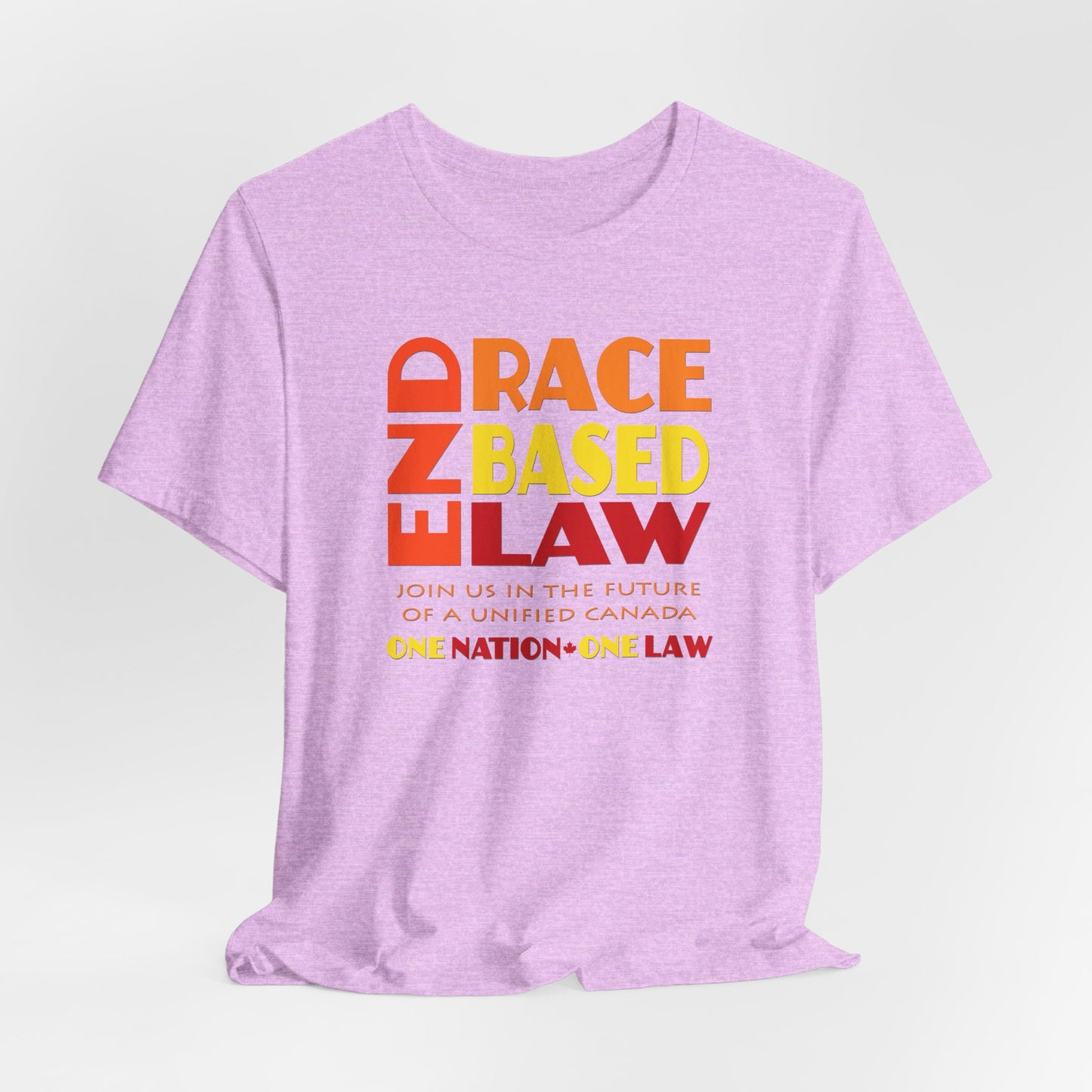 END RACE BASED LAW Canada Sunset T-Shirt Short Sleeve