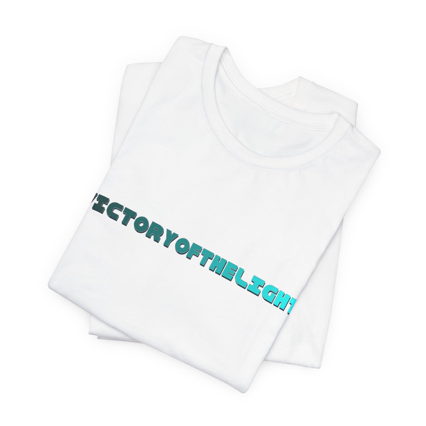 Victory Of The Light  Blue Banner T-Shirt Short Sleeve