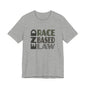 END RACE BASED LAW Grey T-Shirt Short Sleeve