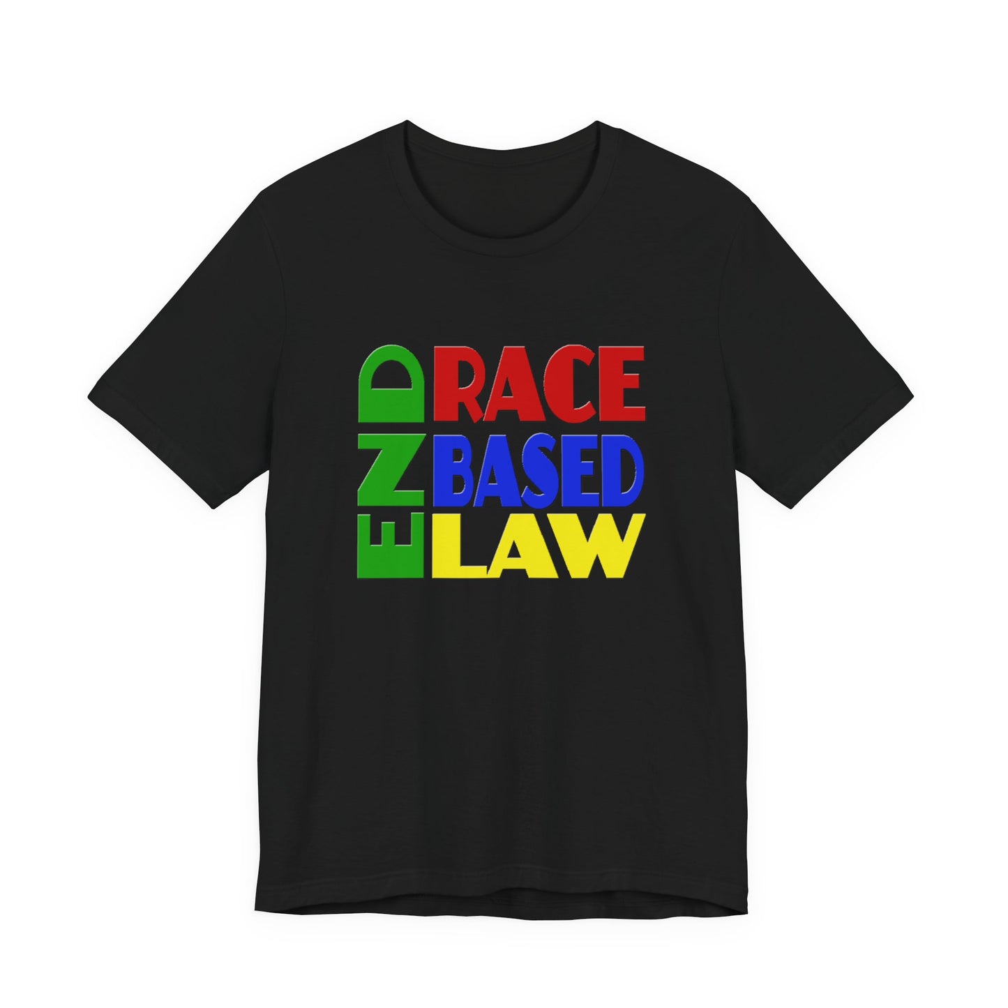 END RACE BASED LAW Crayon Colours T-Shirt Short Sleeve