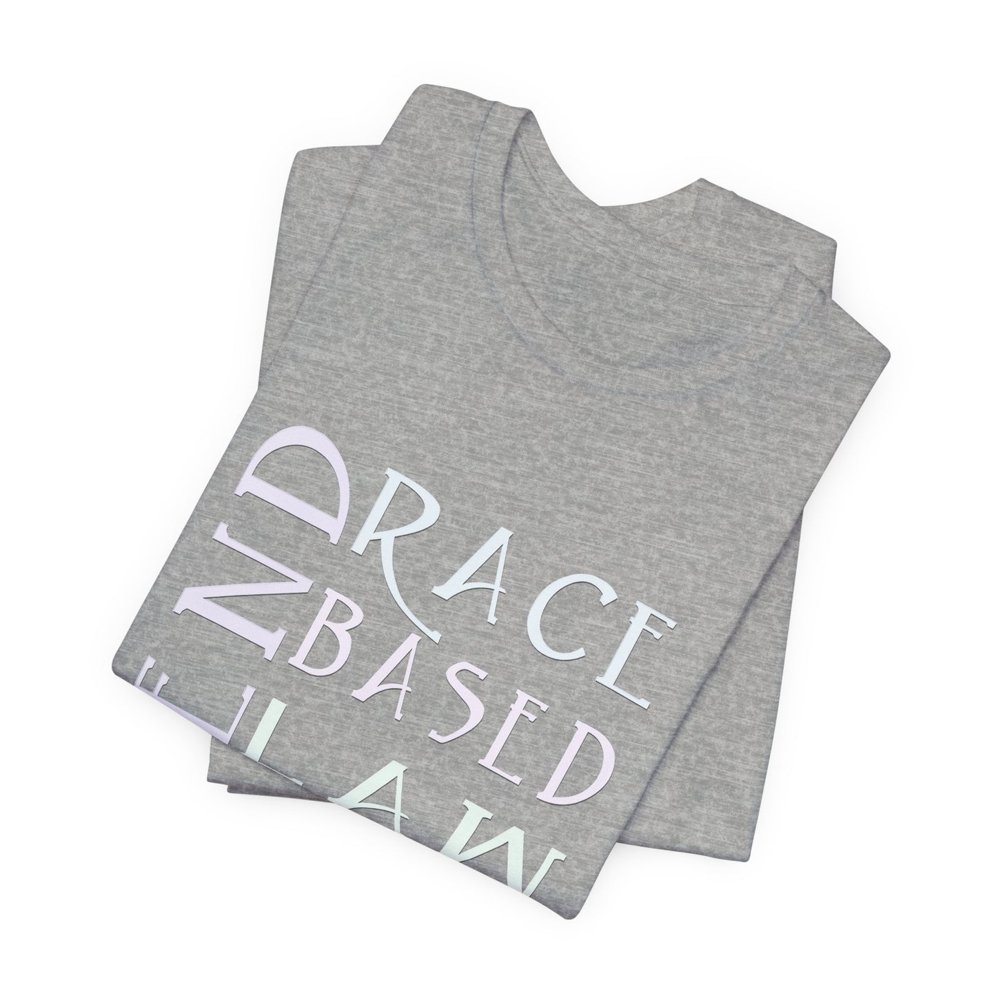 END RACE BASED LAW  Slim Pastel T-Shirt Short Sleeve