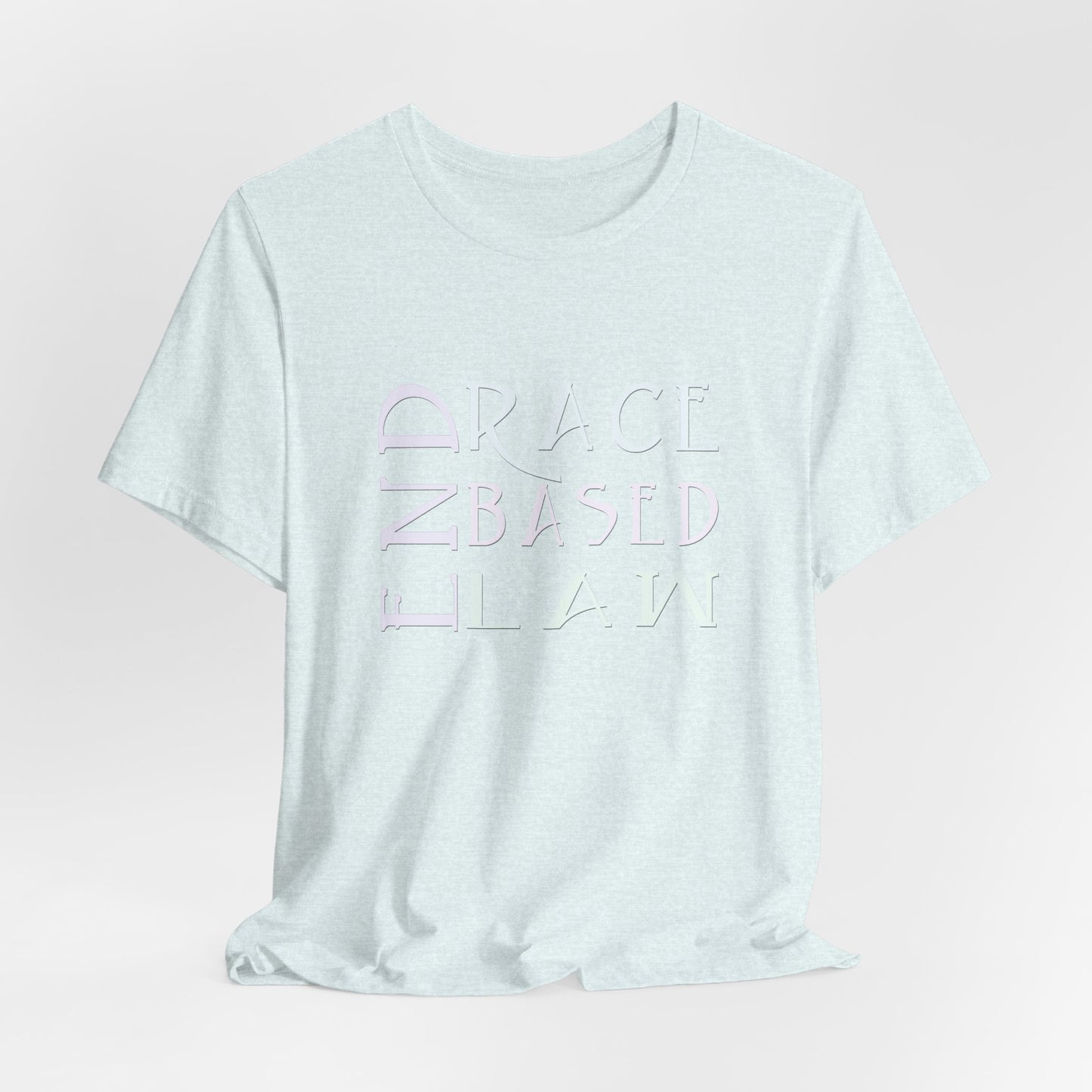 END RACE BASED LAW  Slim Pastel T-Shirt Short Sleeve