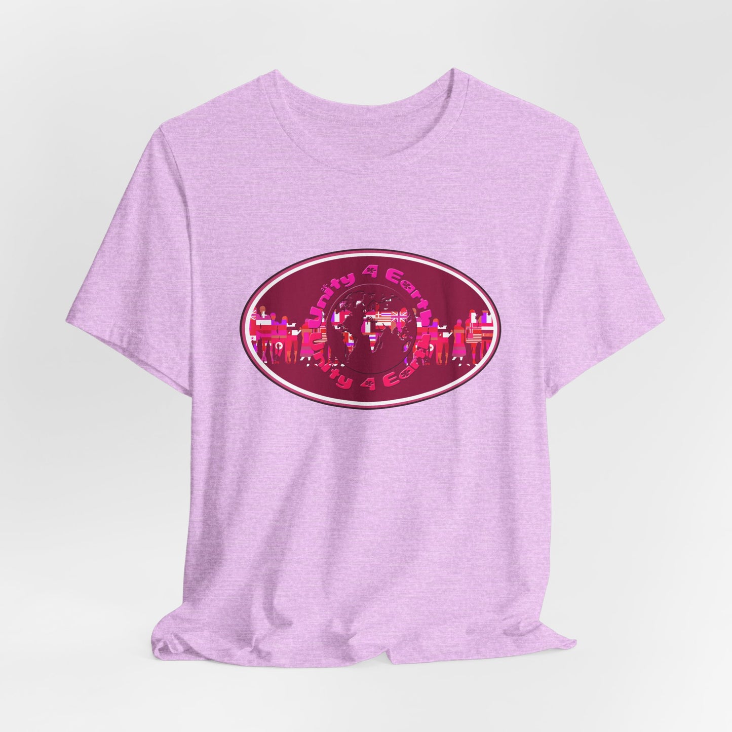 Unity 4 Earth Oval T-Shirt Short Sleeve