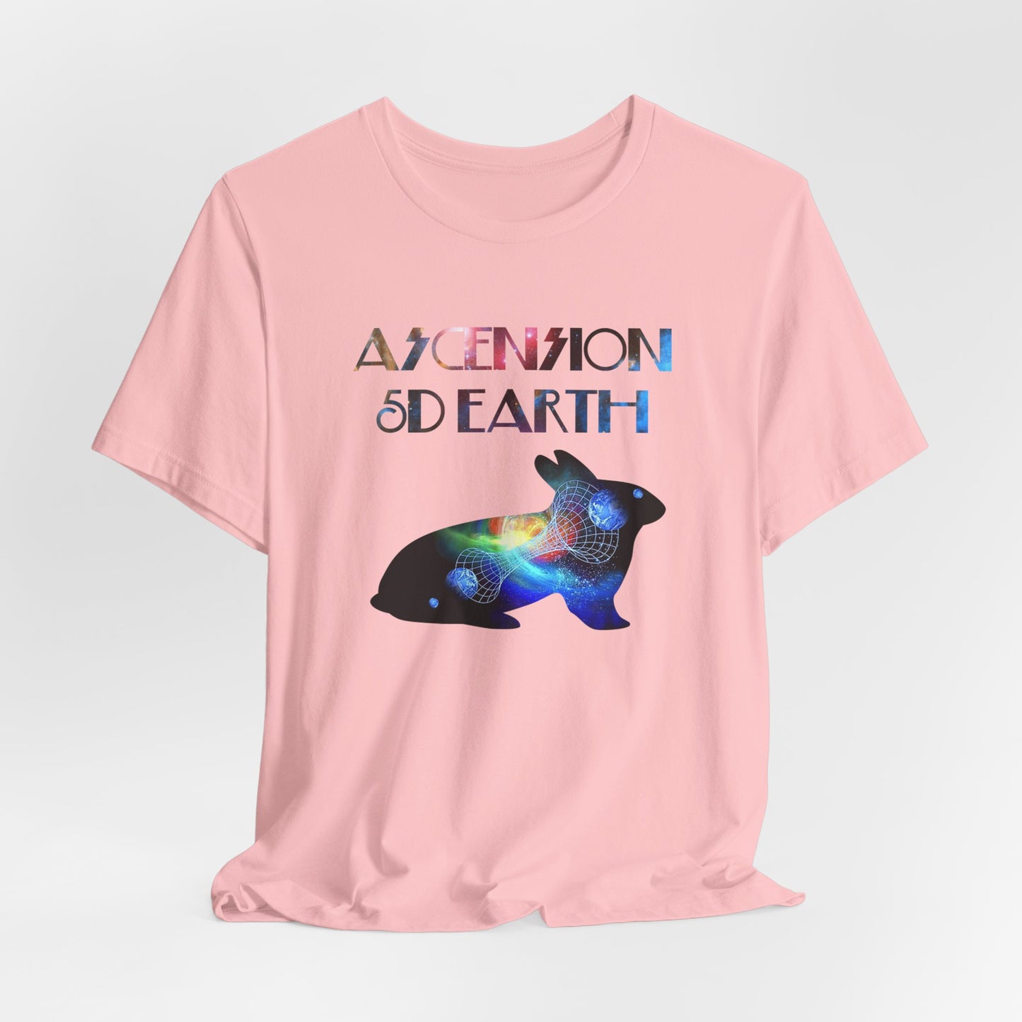 Ascension 5D Earth Rabbit T-Shirt Short Sleeve
