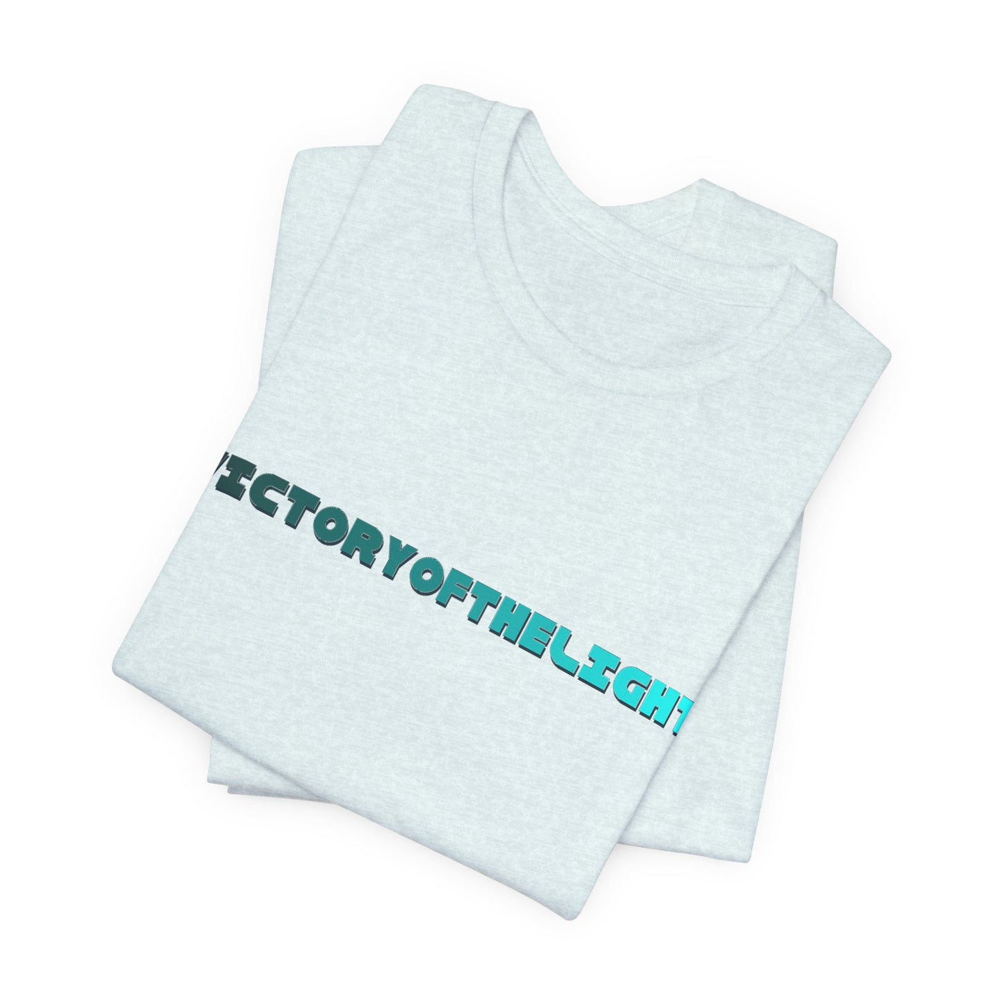 Victory Of The Light  Blue Banner T-Shirt Short Sleeve