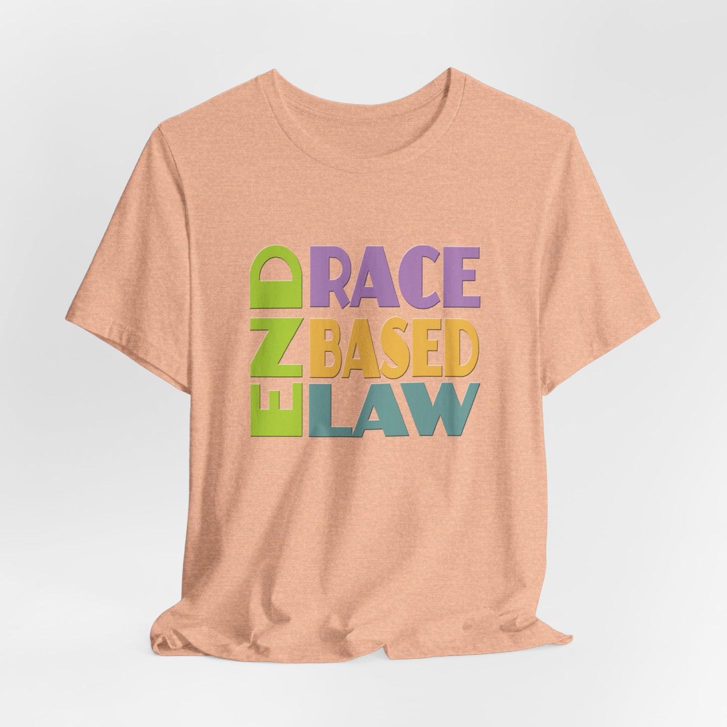 END RACE BASED LAW Pastel T-Shirt Short Sleeve