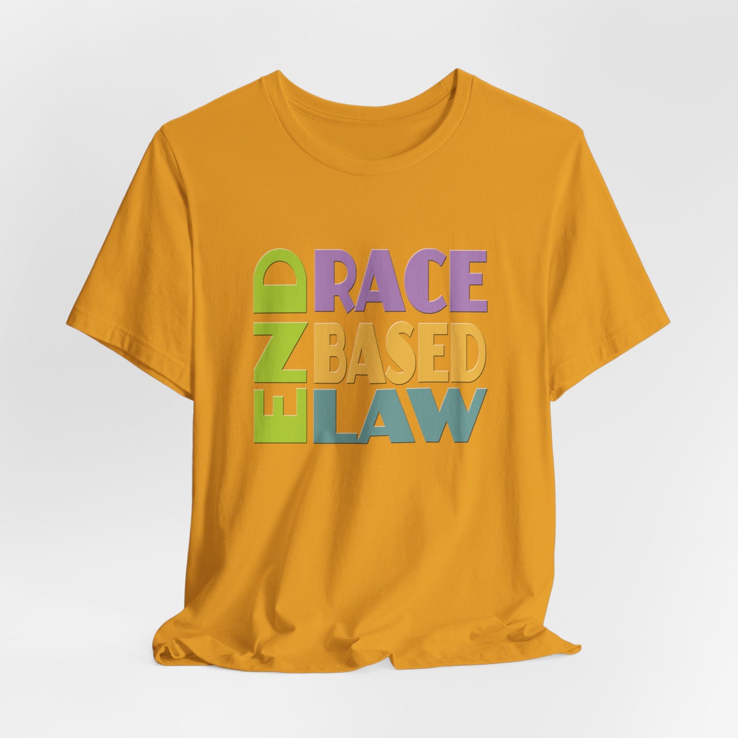 END RACE BASED LAW Pastel T-Shirt Short Sleeve