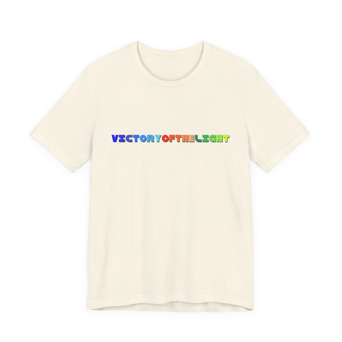 Victory Of The Light Multi Colour Banner T-Shirt Short Sleeve