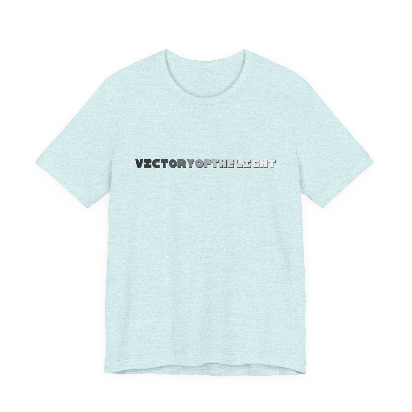 Victory Of The Light Grey Banner T-Shirt Short Sleeve