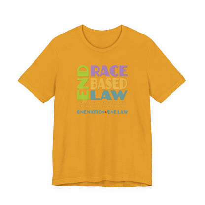 END RACE BASED LAW Canada Pastel T-Shirt Short Sleeve