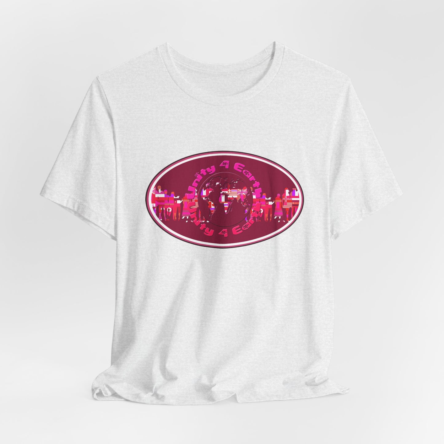 Unity 4 Earth Oval T-Shirt Short Sleeve