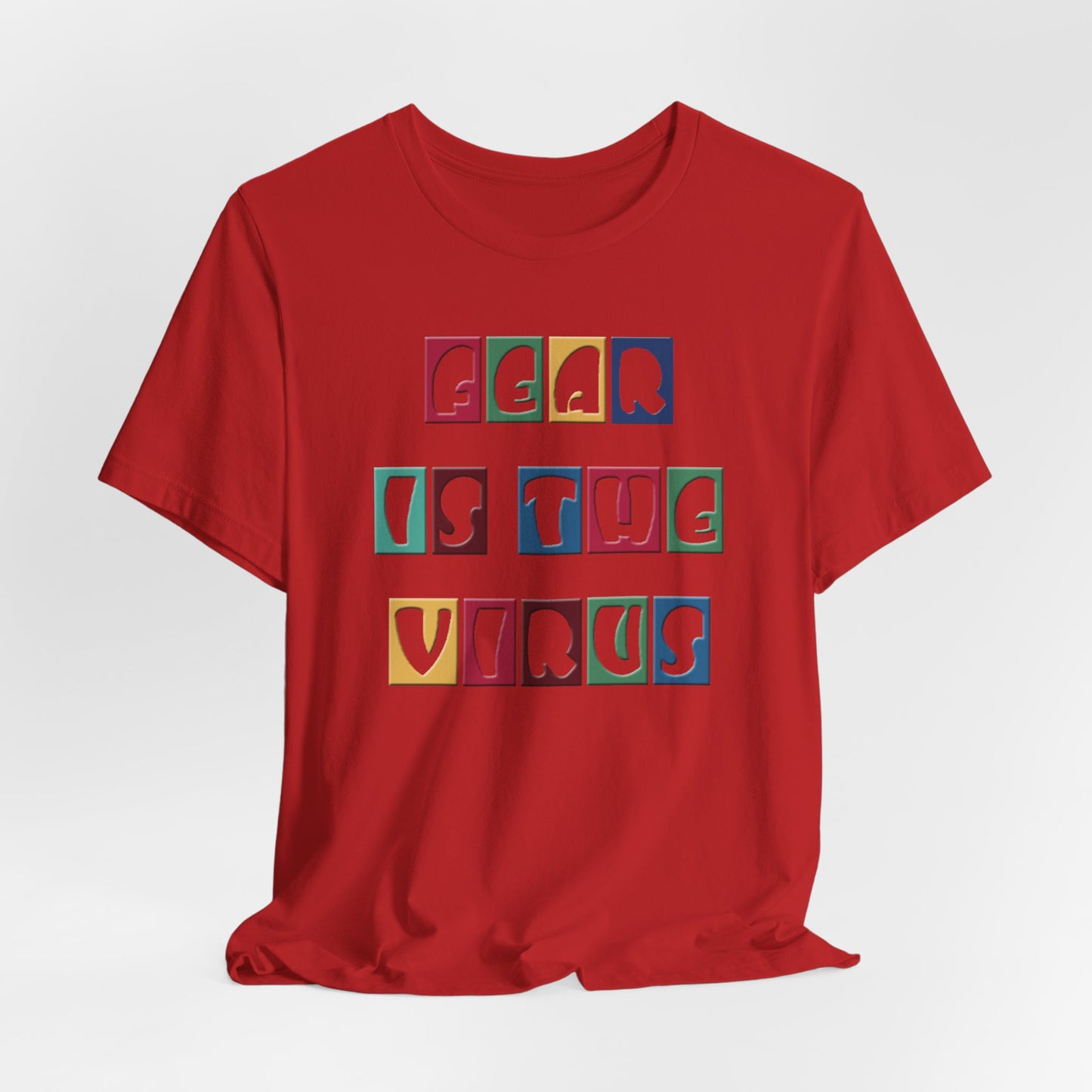 Fear Is The Virus 8 Multi Colour T-Shirt Short Sleeve