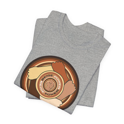 Beige Power T-Shirt Short Sleeve
